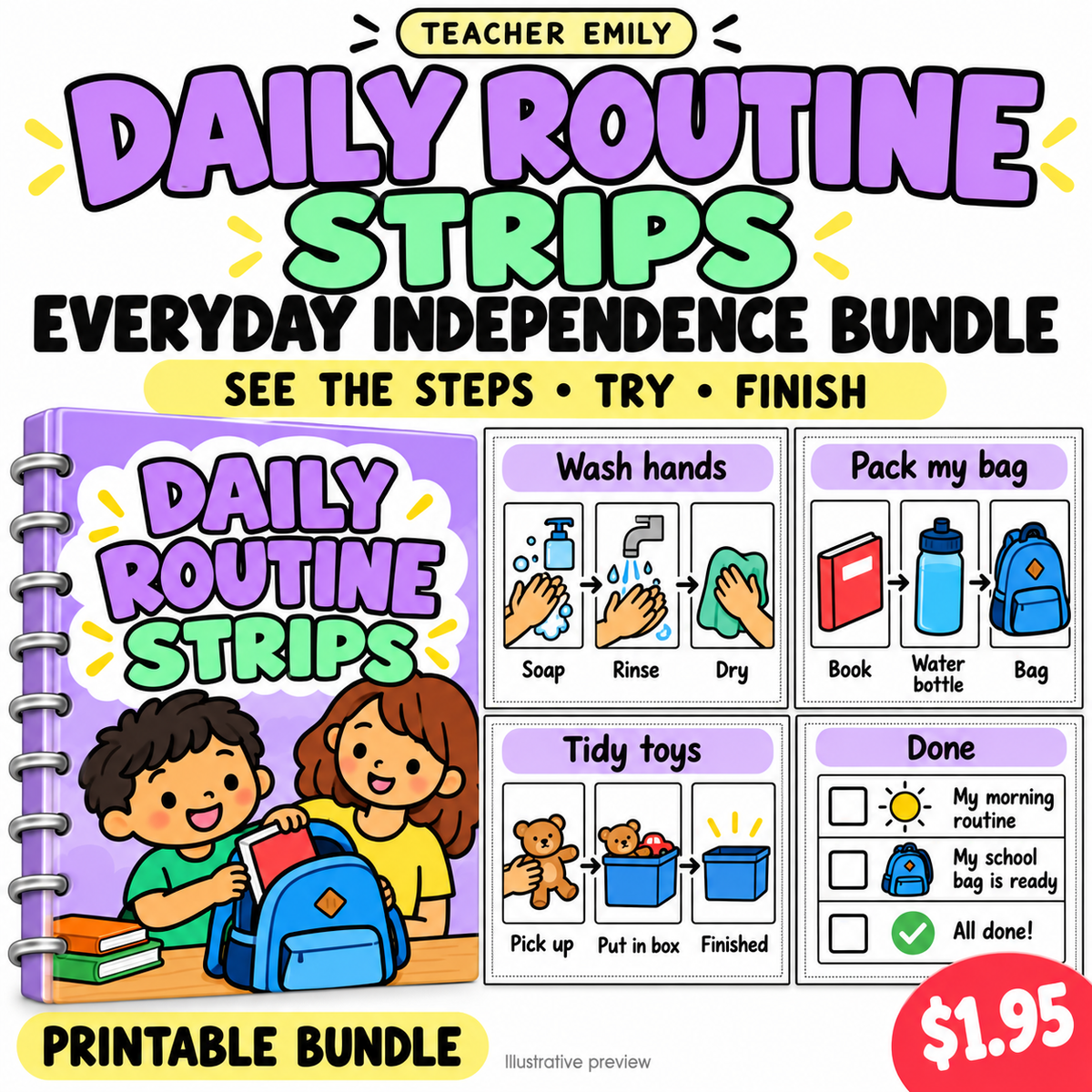 Everyday Independence Visual Routines Bundle