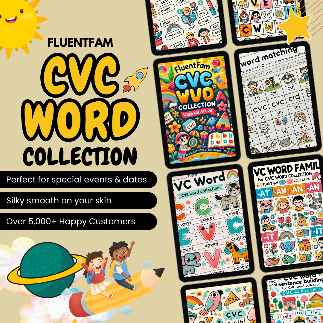 FluentFam CVC Word Collection