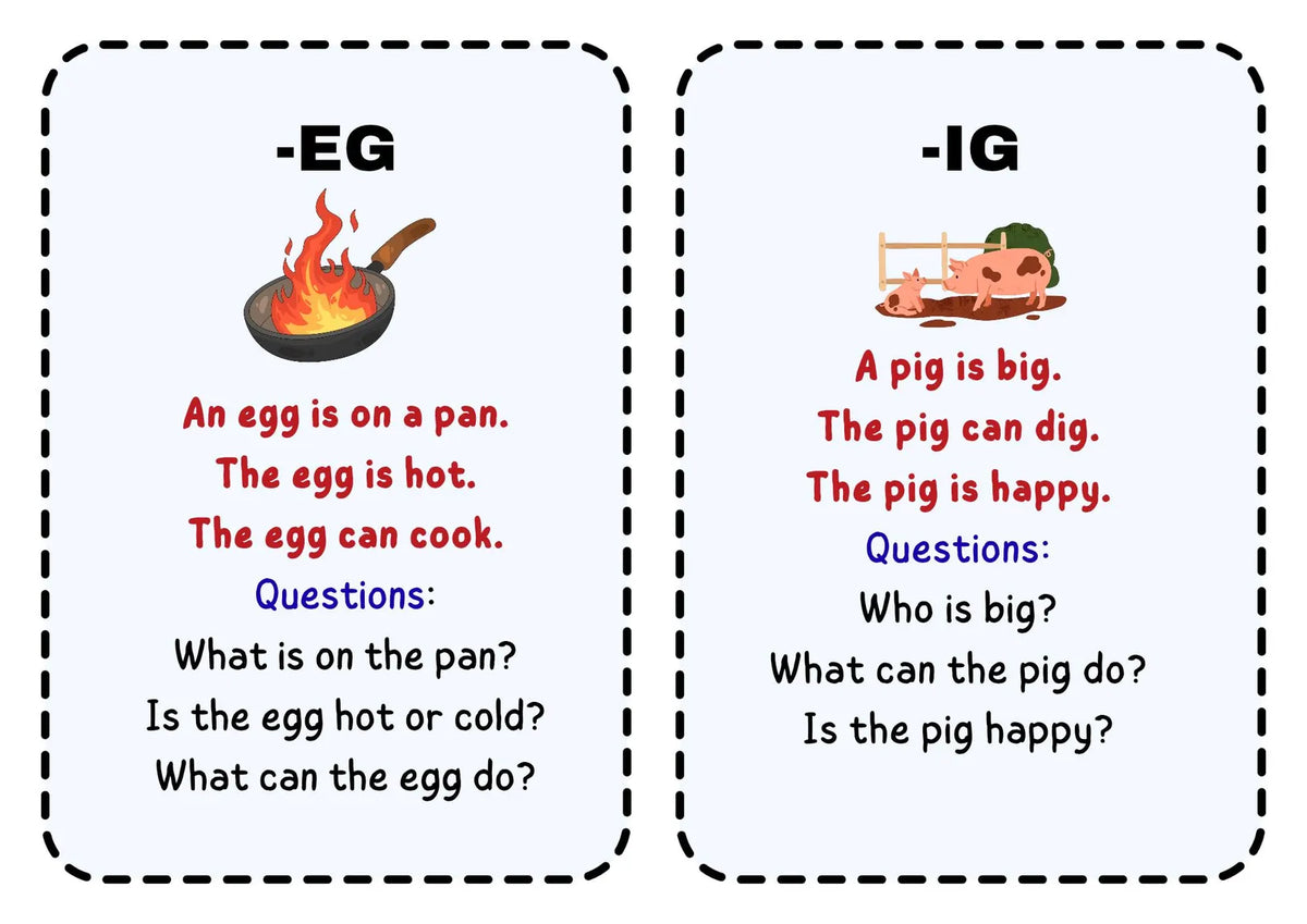 CVC Stories with Comprehension Questions