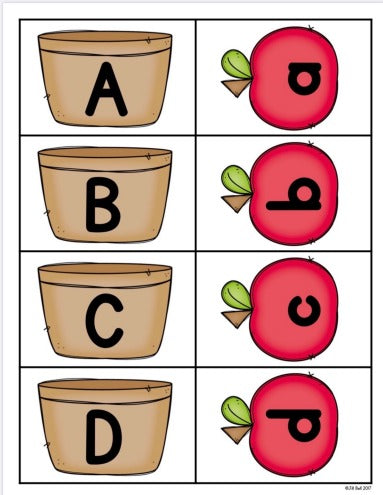 Alphabet match-up