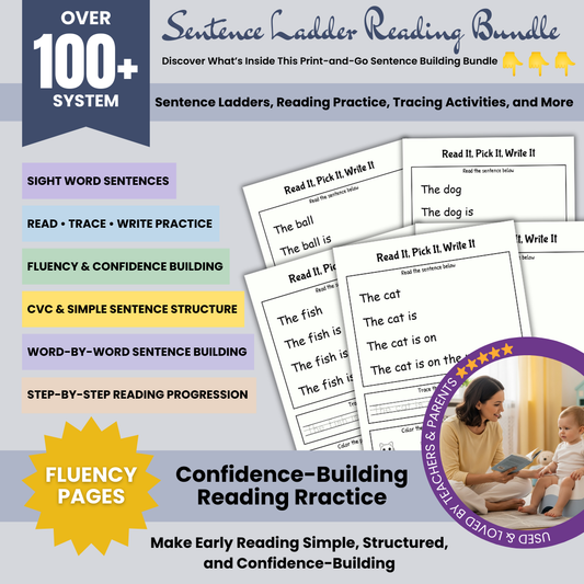 Sentence Ladder Reading Bundle