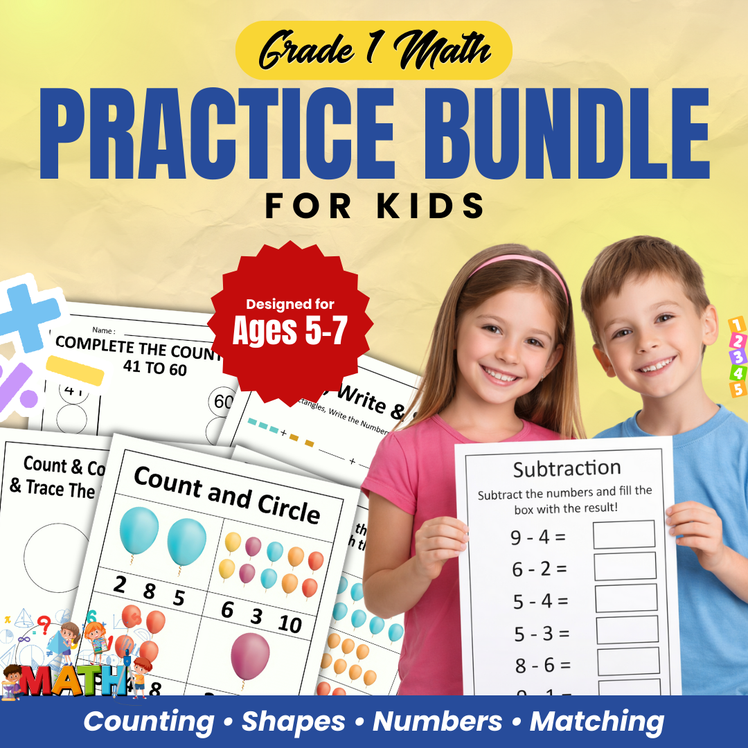 1st Grade Math Games Bundle