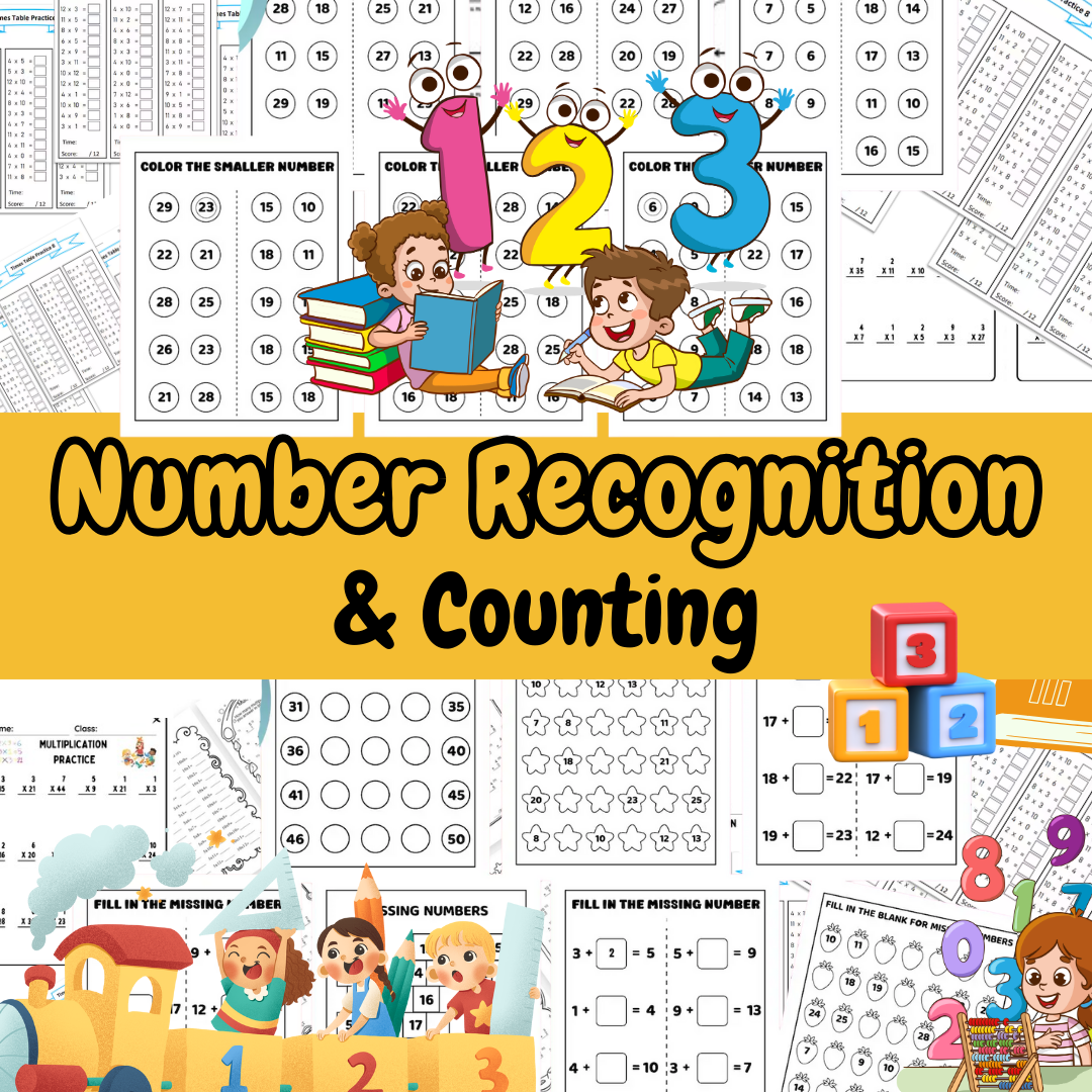 Kindergarten Math Bundle for Kids
