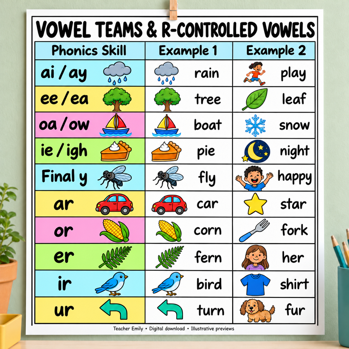 Phonics Spelling Rules Posters and Anchor Charts - SOR Aligned