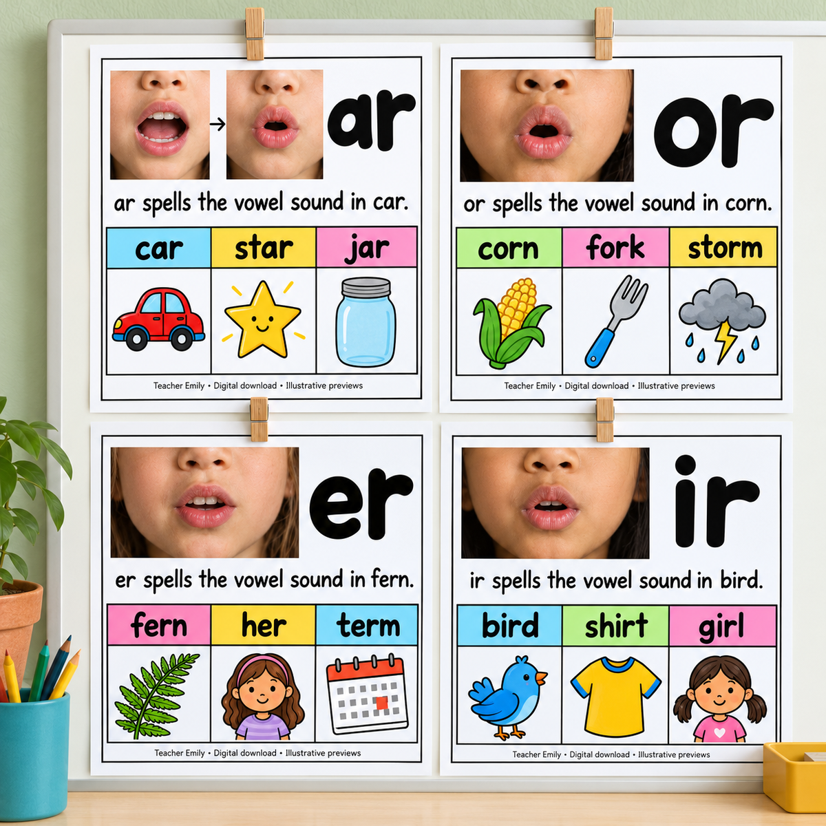 Phonics Spelling Rules Posters and Anchor Charts - SOR Aligned