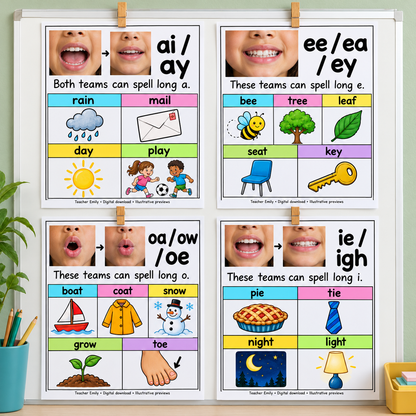Phonics Spelling Rules Posters and Anchor Charts - SOR Aligned