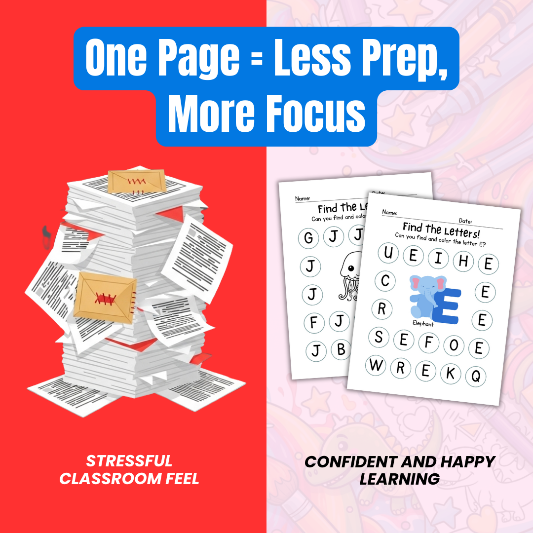 One-Page Crafts & Guided Drawing Activity Bundle