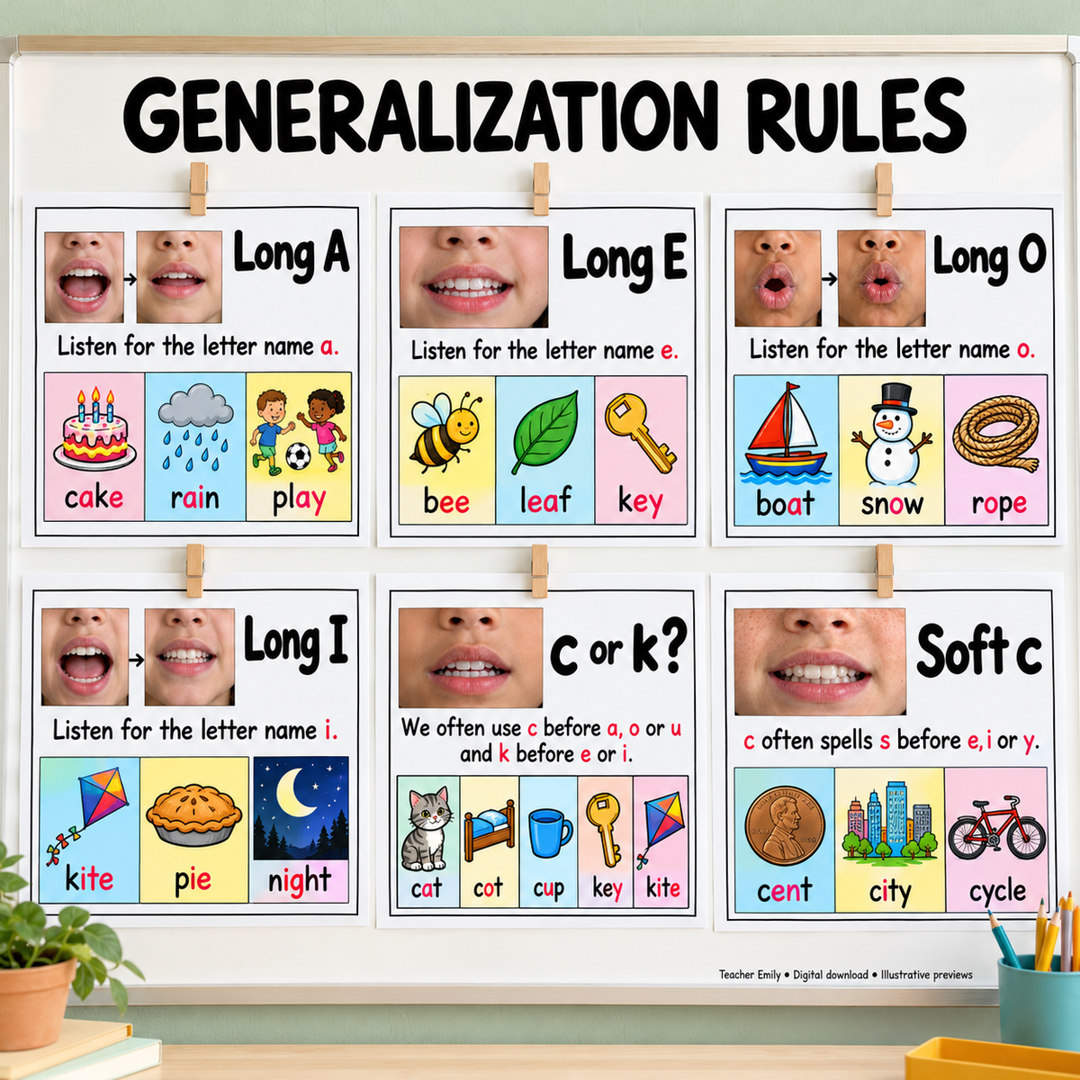 Phonics Spelling Rules Posters and Anchor Charts - SOR Aligned