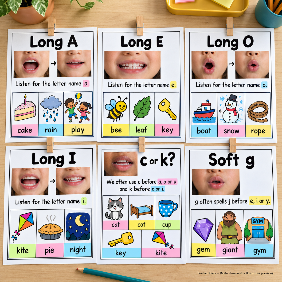 Phonics Spelling Rules Posters and Anchor Charts - SOR Aligned