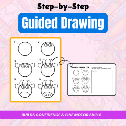 One-Page Crafts & Guided Drawing Activity Bundle