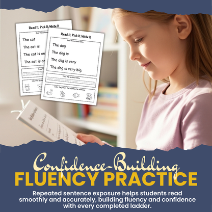 Sentence Ladder Reading Bundle