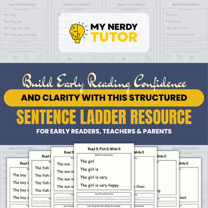 Sentence Ladder Reading Bundle