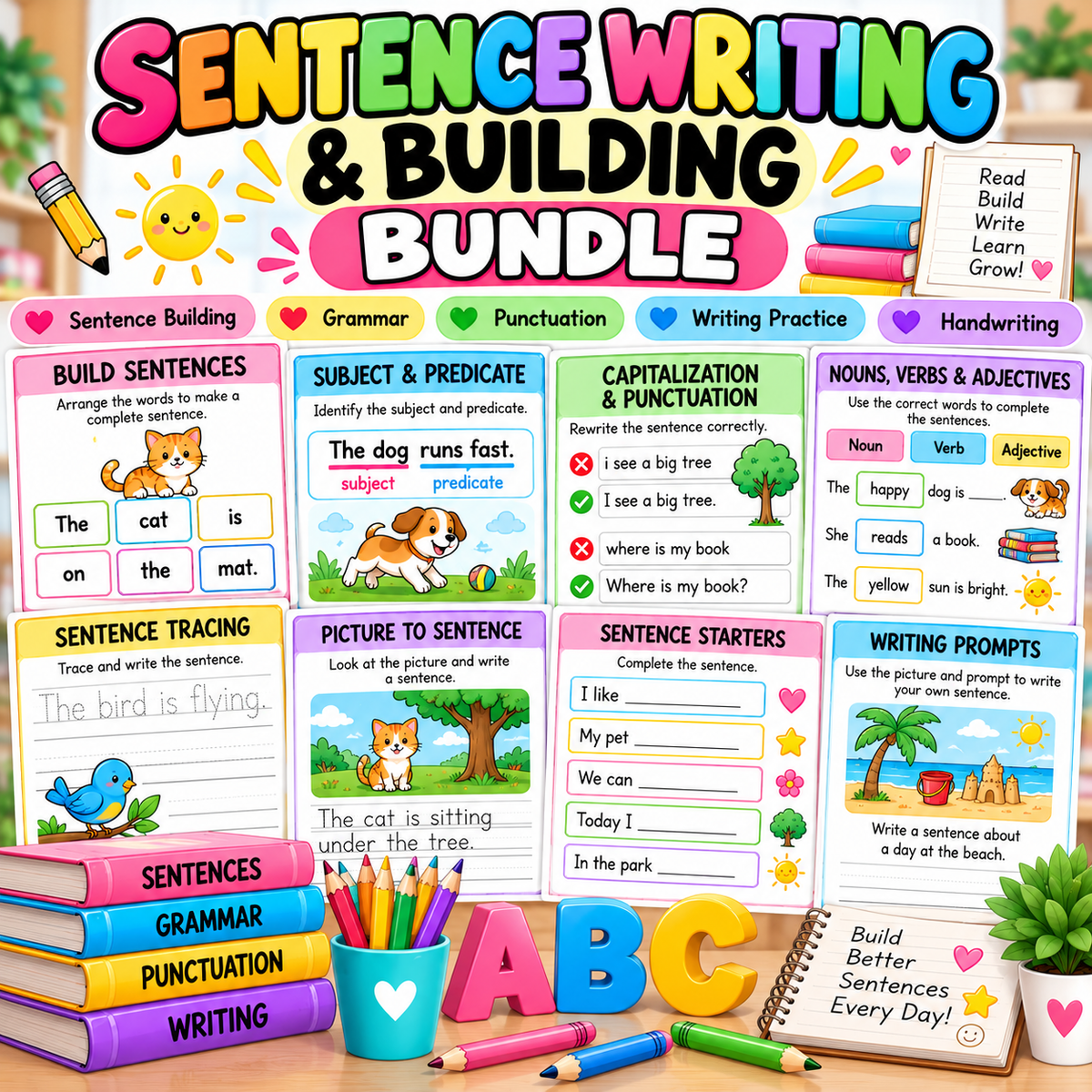 Sentence Writing & Building Bundle