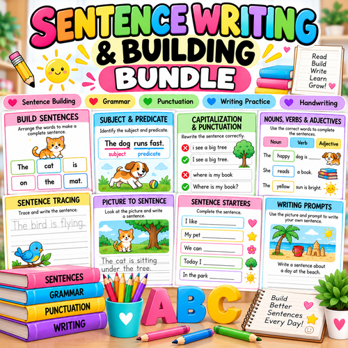 Sentence Writing & Building Bundle
