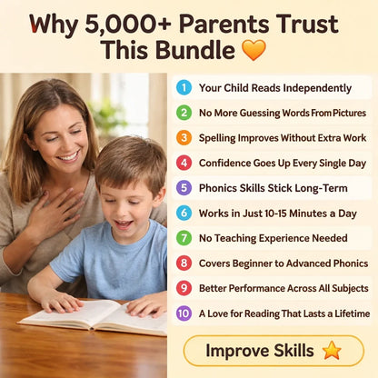 Phonics Reading Fun Bundle For Kids