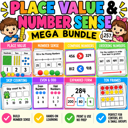 Place Value & Number Sense Mega Bundle