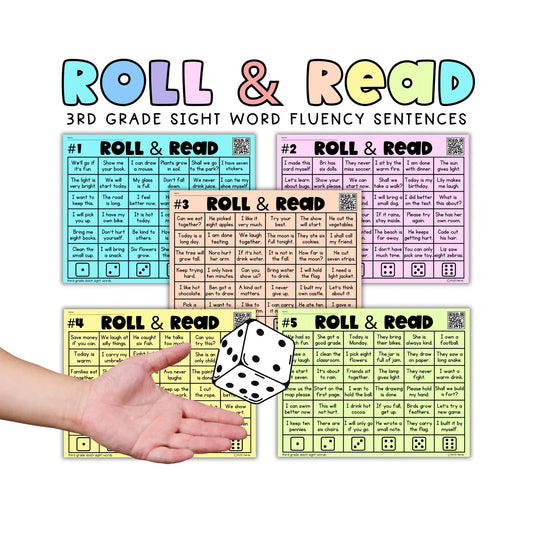 Dolch Sight Word Fluency Sentences Worksheets