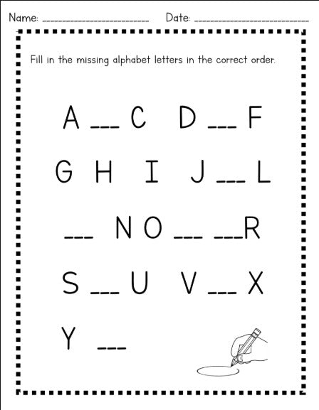 Alphabetical order practices