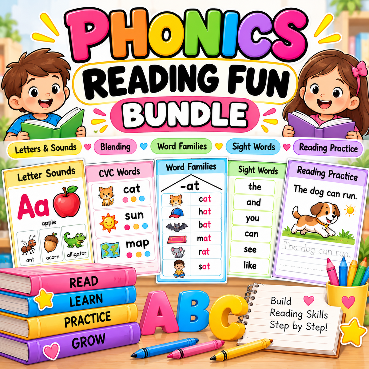 Phonics Reading Fun Bundle