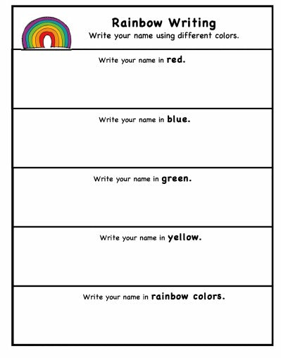 Writing Name Activities