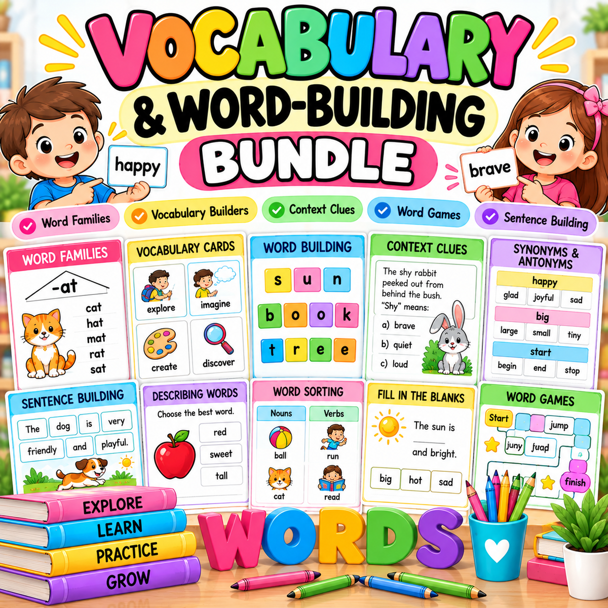 Vocabulary & Word-Building Bundle